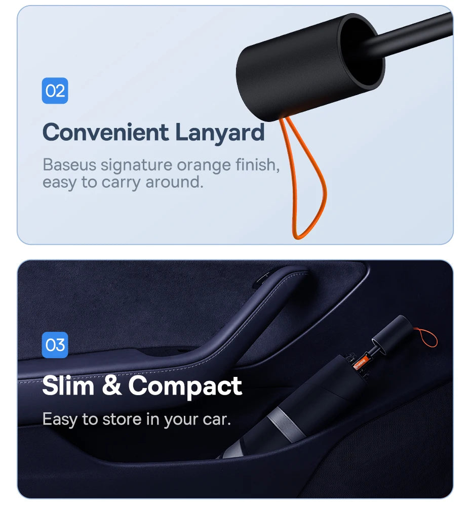 Baseus Car Windshield Sun Shade Umbrella Wider Hemmed Edges Cover Front Window Sunshades Summer Sun Protection Accessories 