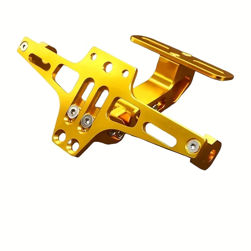 Universal Motorcycle Rear License Plate Mount Holder Aluminum Alloy Bracket Motorcycle Modification Parts Accessory 