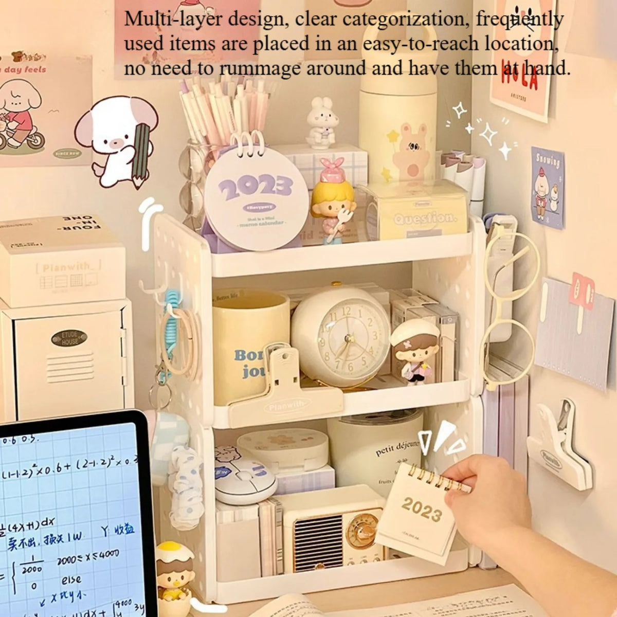 Desktop Storage Organiser - Tier Options