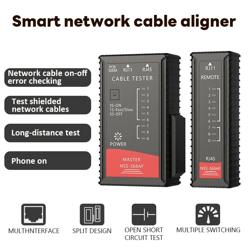 RJ45 & RJ11 Network and Telephone Cable Tester