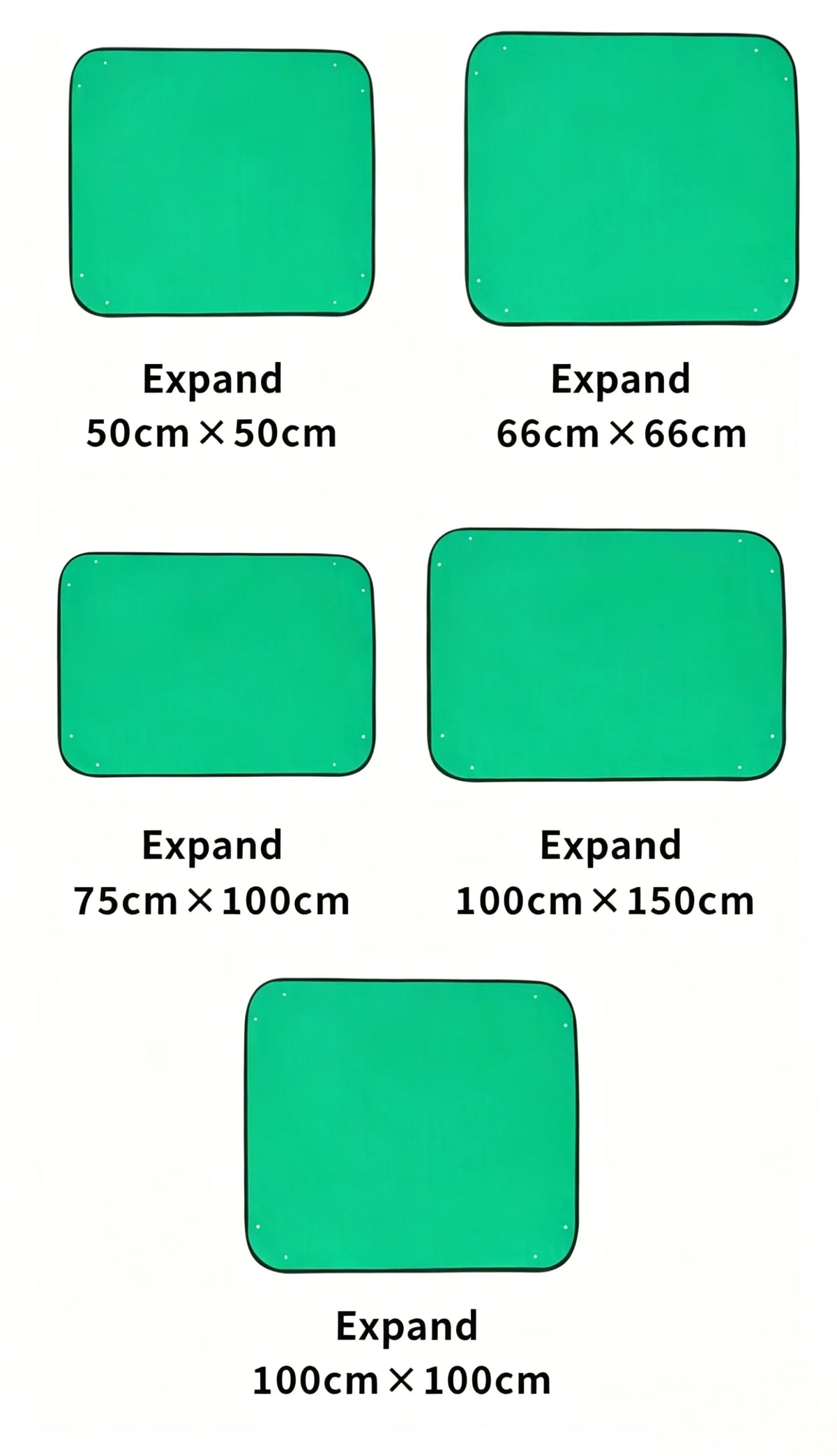 Covoraș pliabil pentru repotcare plante, 100 × 100 cm