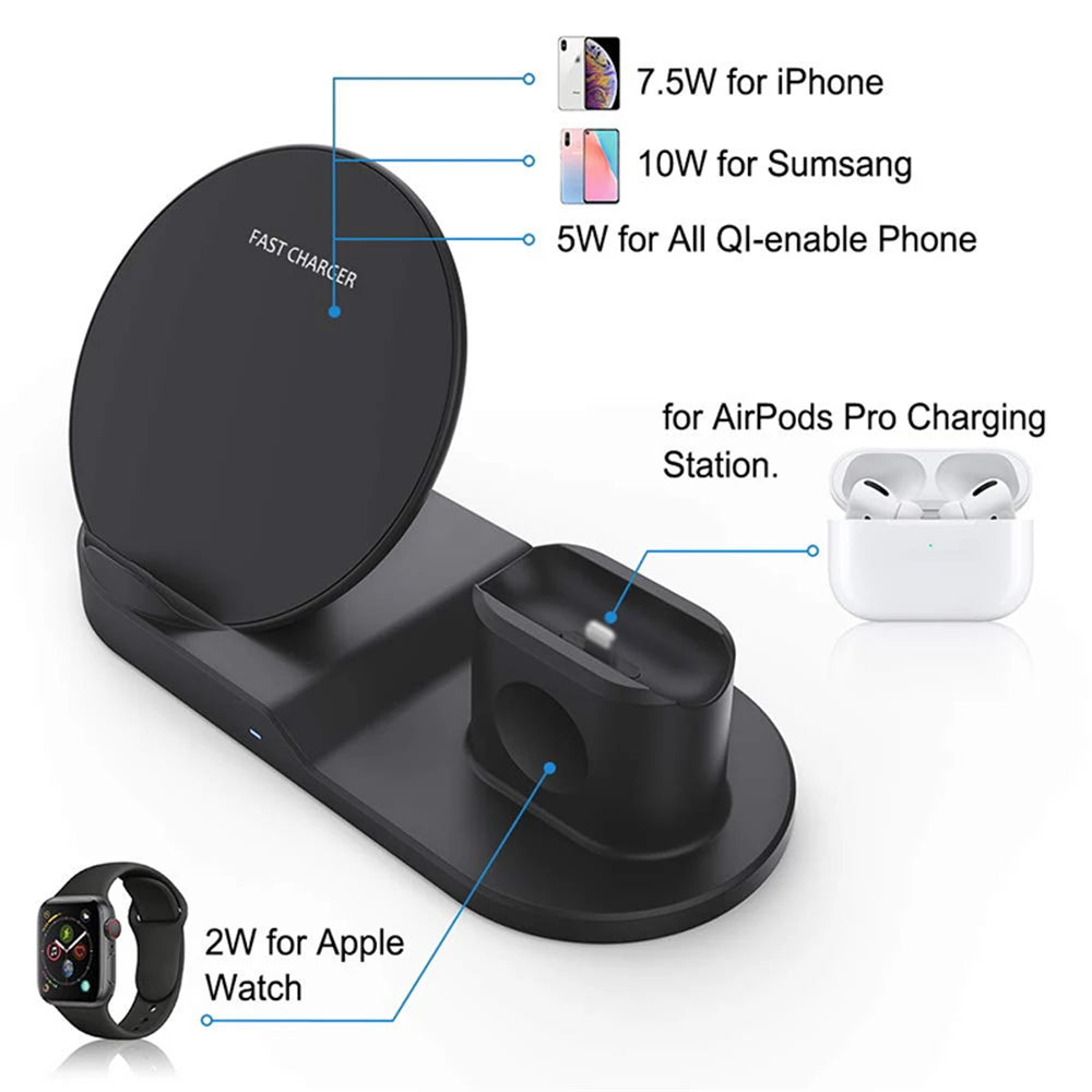 1080P HD WIFI Mini Camera Wireless Charger Camera Mobile Phone Charging Stand Camera Motion Detection Home Security Nanny Camera Spy-shop.com