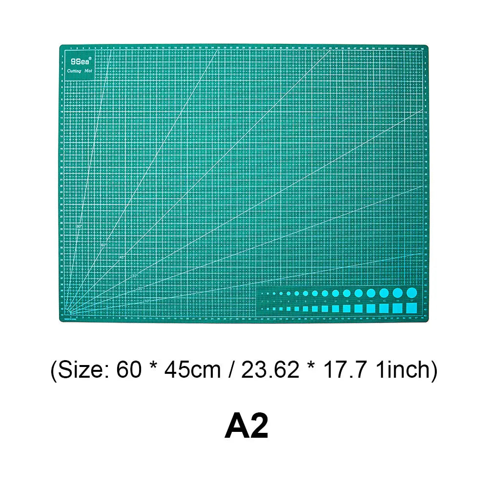 Gridded PVC Craft Cutting Mat, A1–A4