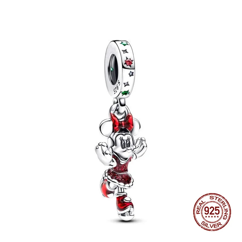 925 Silver Witch Charm Bead for Disney-Inspired Bracelets