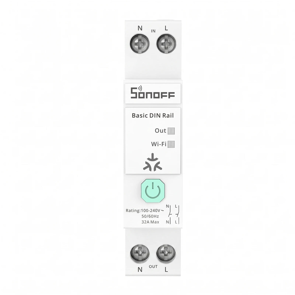 BASIC-1GSP Matter Wi-Fi DIN-Rail Energy Switch