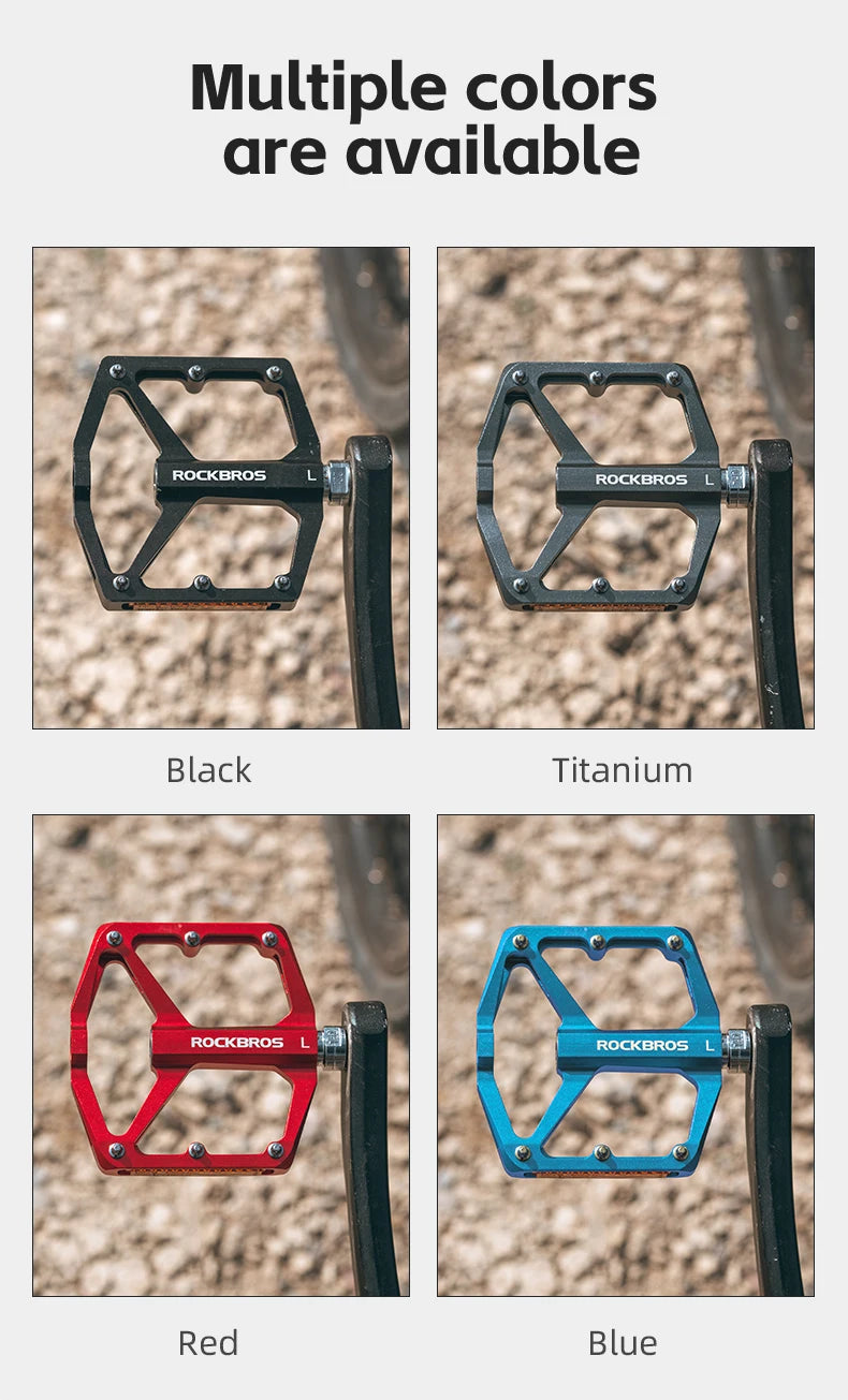 Aluminum Alloy Bicycle Pedals for MTB and Road Riding