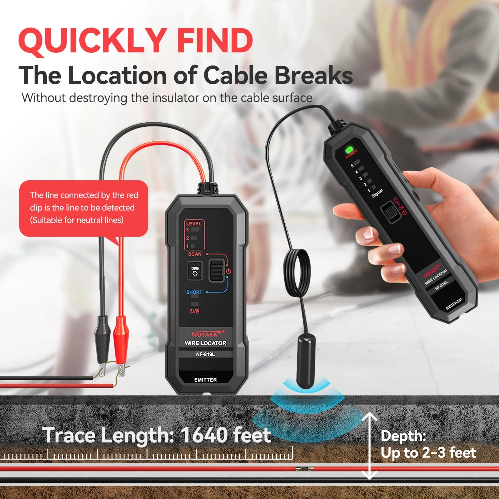 NF-818L Underground Wire Locator