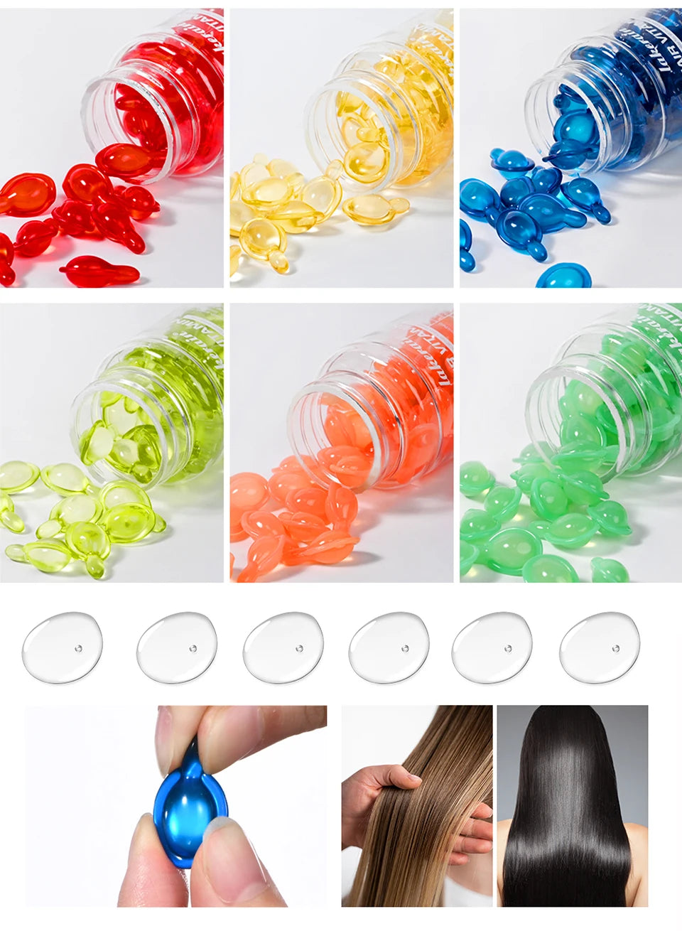 Vitamin Oil Hair Care Essence Capsules