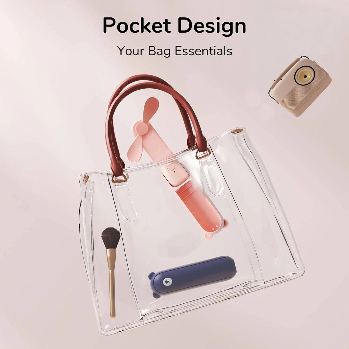 Foldable USB Rechargeable Handheld Mini Fan