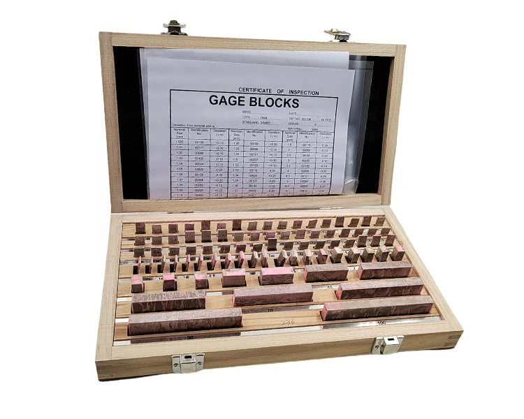 32-Piece Steel Gauge Block Set - Grade Options