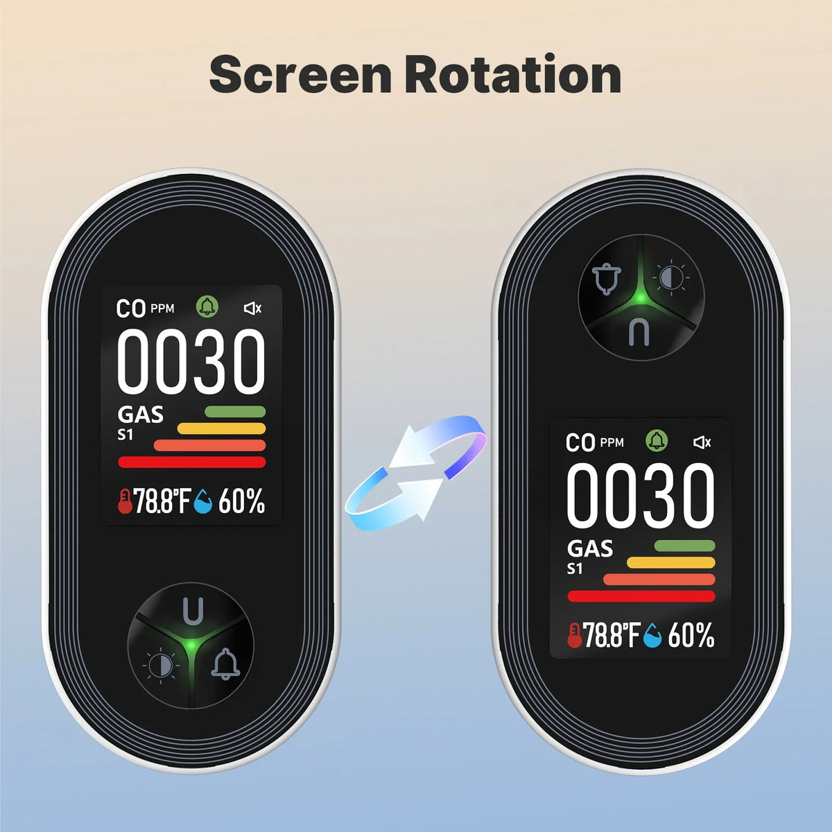 Plug-In CO and Combustible Gas Monitor with Display