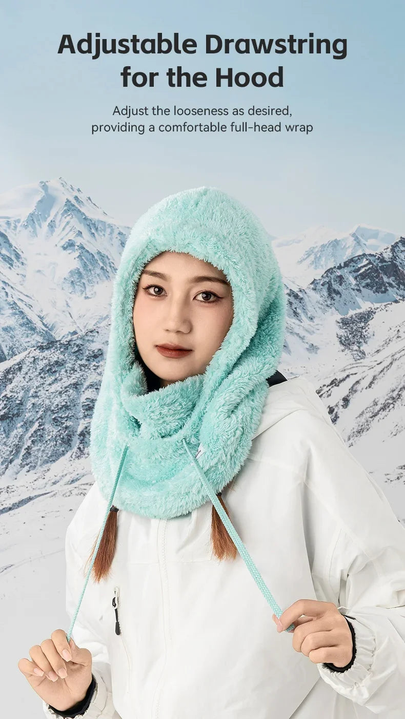 Winter Ski Mask Balaclava Full Face Fleece Hood Neck Warmer
