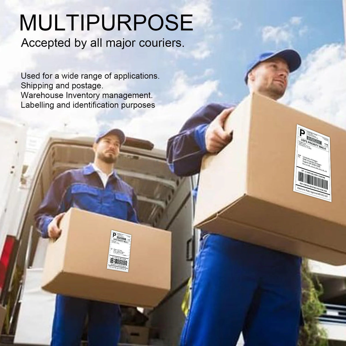 100 × 150 mm Thermal Shipping Labels, Pack Options