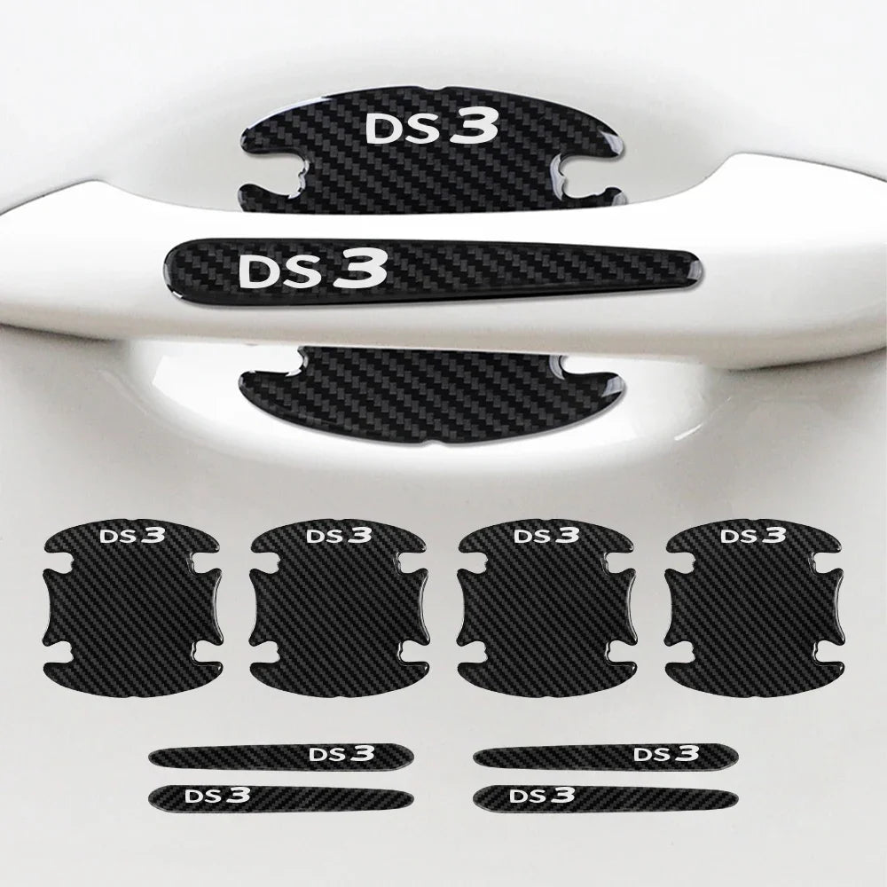 Protectores para el borde de las puertas del coche, para modelos DS y Citroën, juego de 4 piezas
