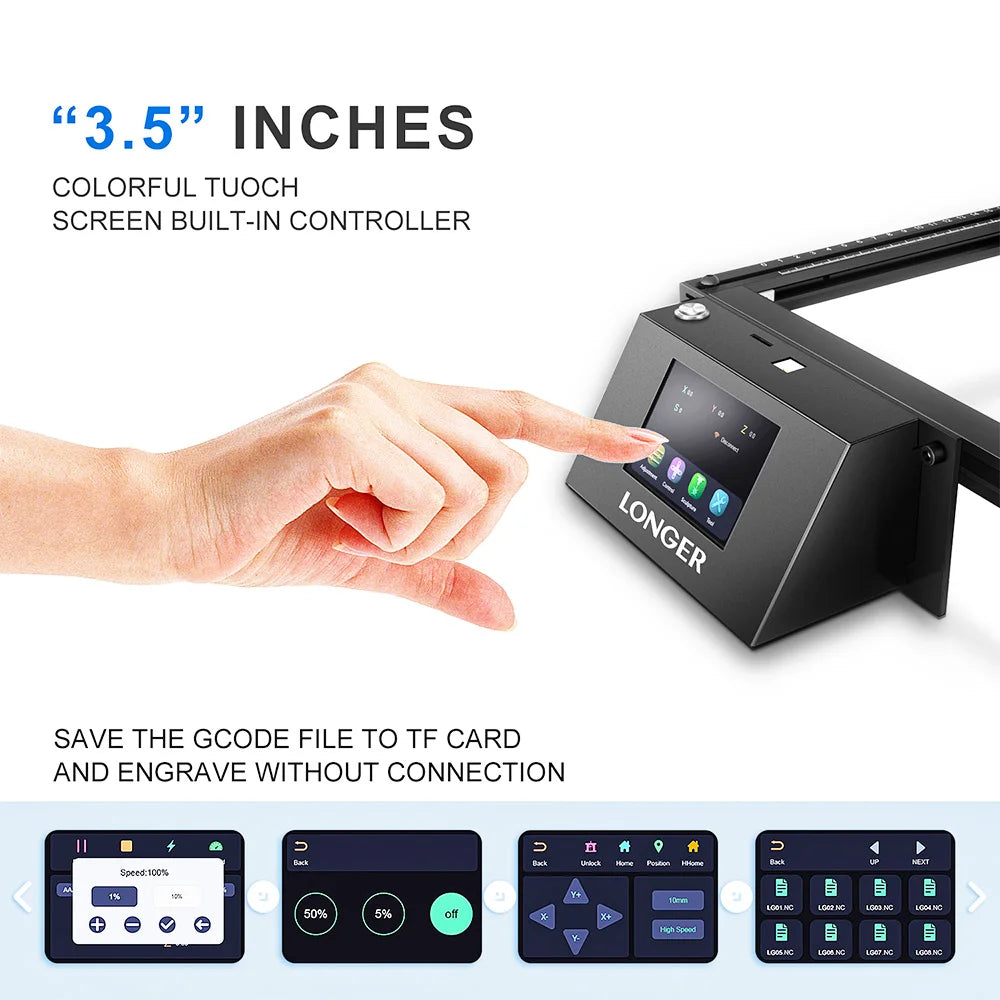 LONGER RAY5 10W Laser Engraver with Precision 0.06mm Spot