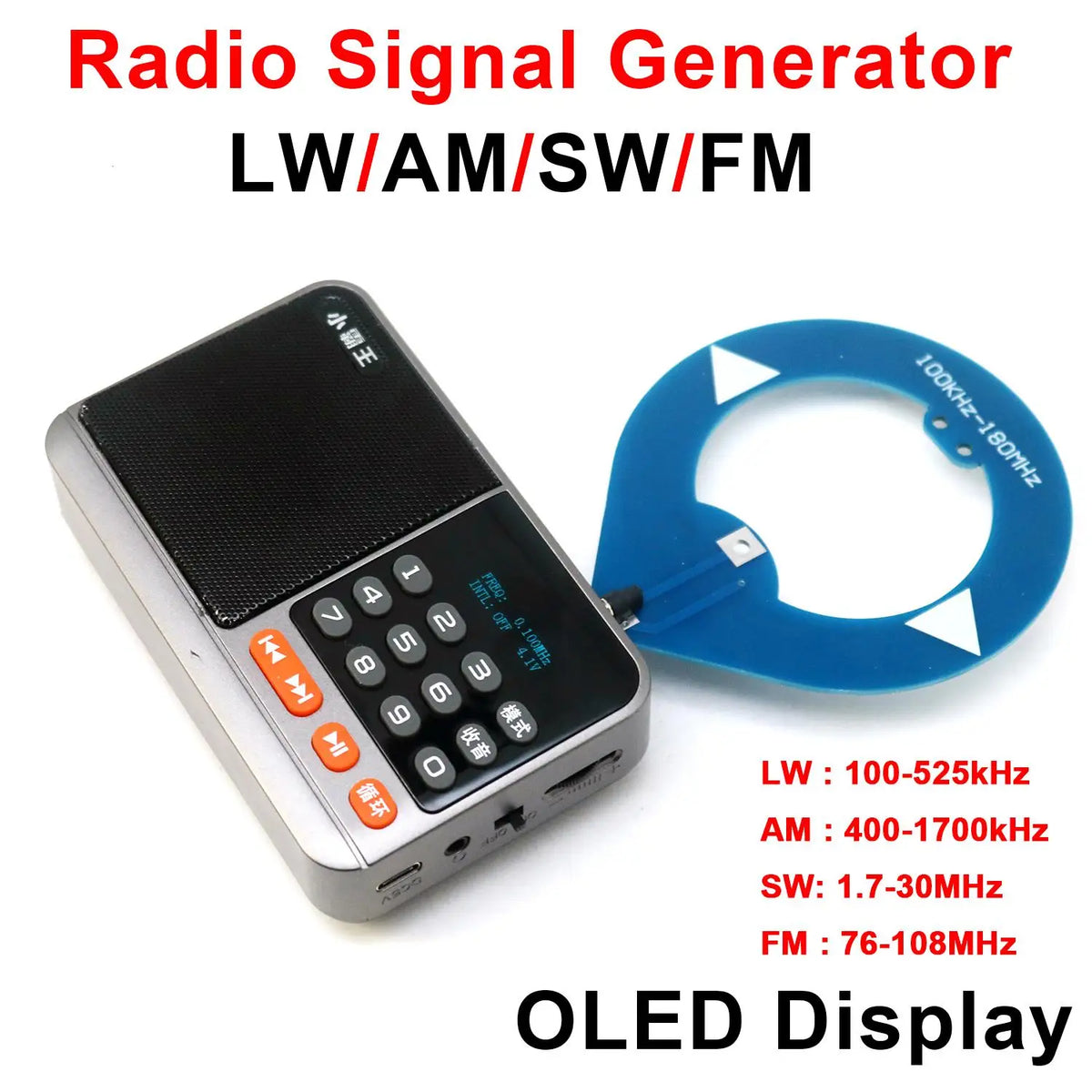 Four-Band Radio Test Signal Generator