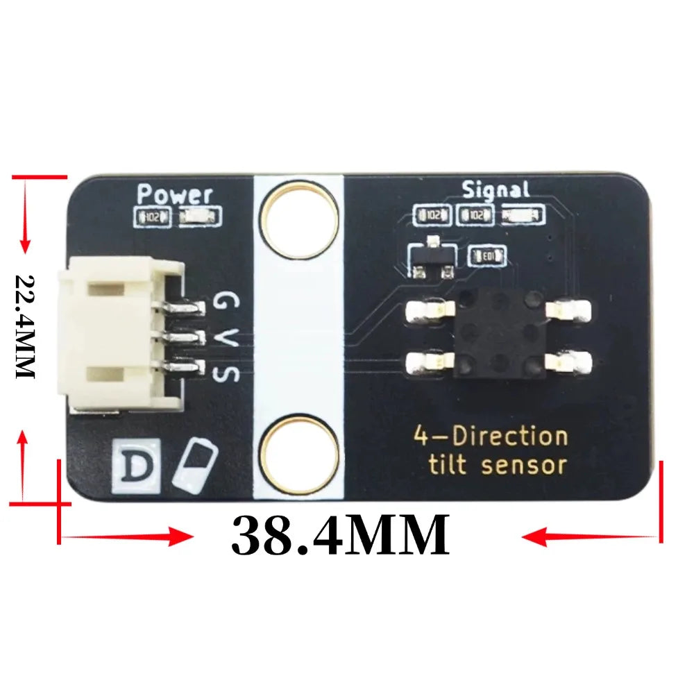 Four-Direction Tilt Sensor Module, 3-5 V