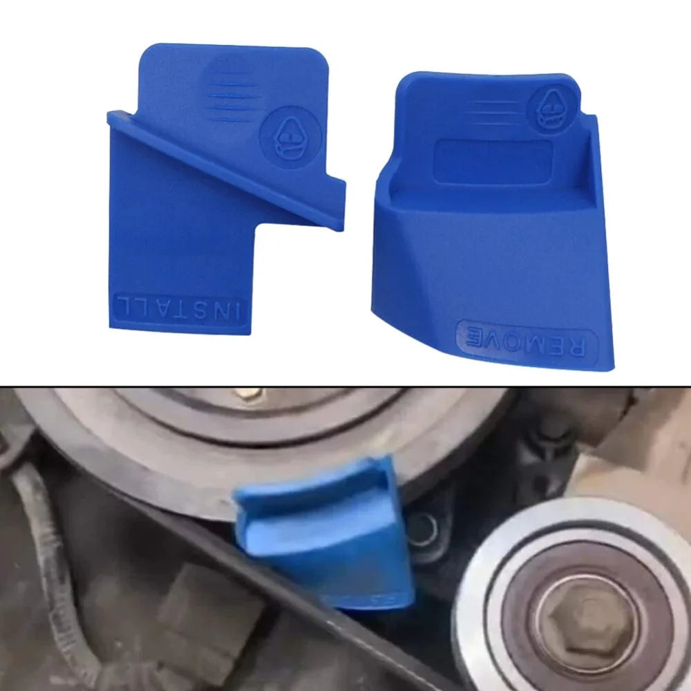 2pcs Retractable Belt Service Removal and Installation Set Automotive Ribbed Drive Belt Removal Aid Removal & Installation Tool