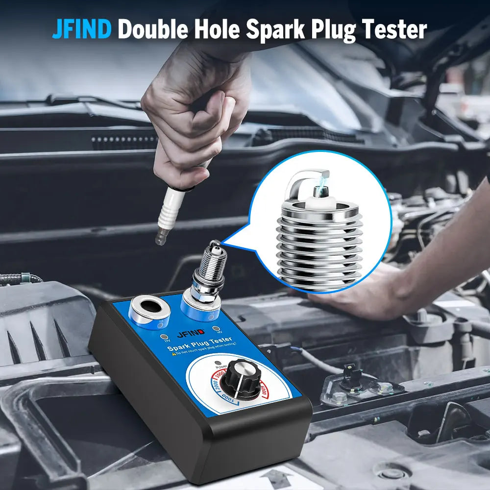 Tester svjećice, dvostruka bušotina, dijagnostički alat, automobil 12V, tester svjećice 0-6000rpm, detektor paljenja motora