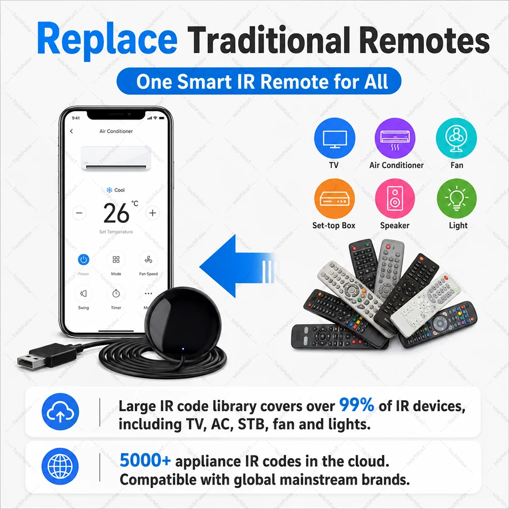 Wi-Fi Infrared Remote Control Hub