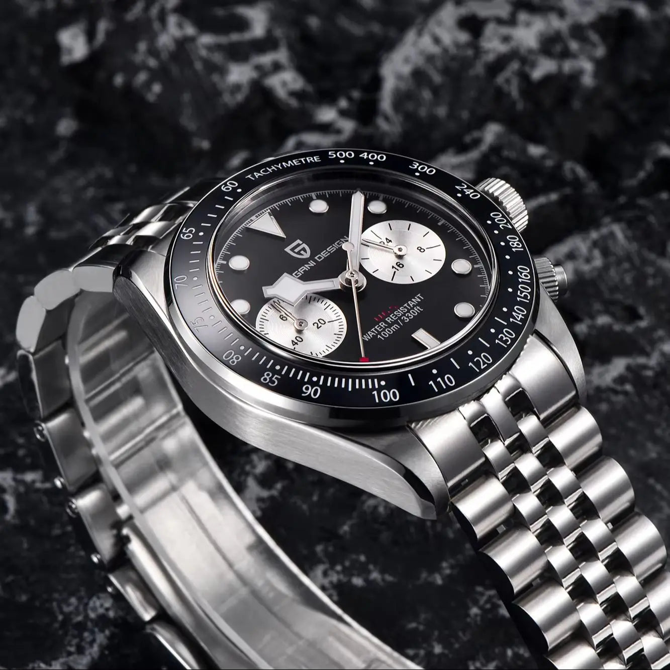 Pagani Design BB Panda Chronograph Men's Watch 100M Waterproof