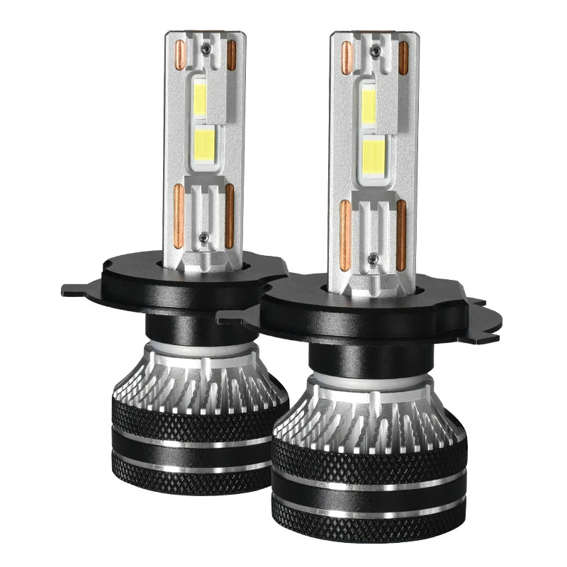 K5C H7 LED 60000LM 140W H7 Canbus Led Bulbs 4300K LED H4 H11 HB3 9005 HB4 9006 K6C Led Tub Dublu Cupru Rezervor de ceață 12V 2 Bucăți