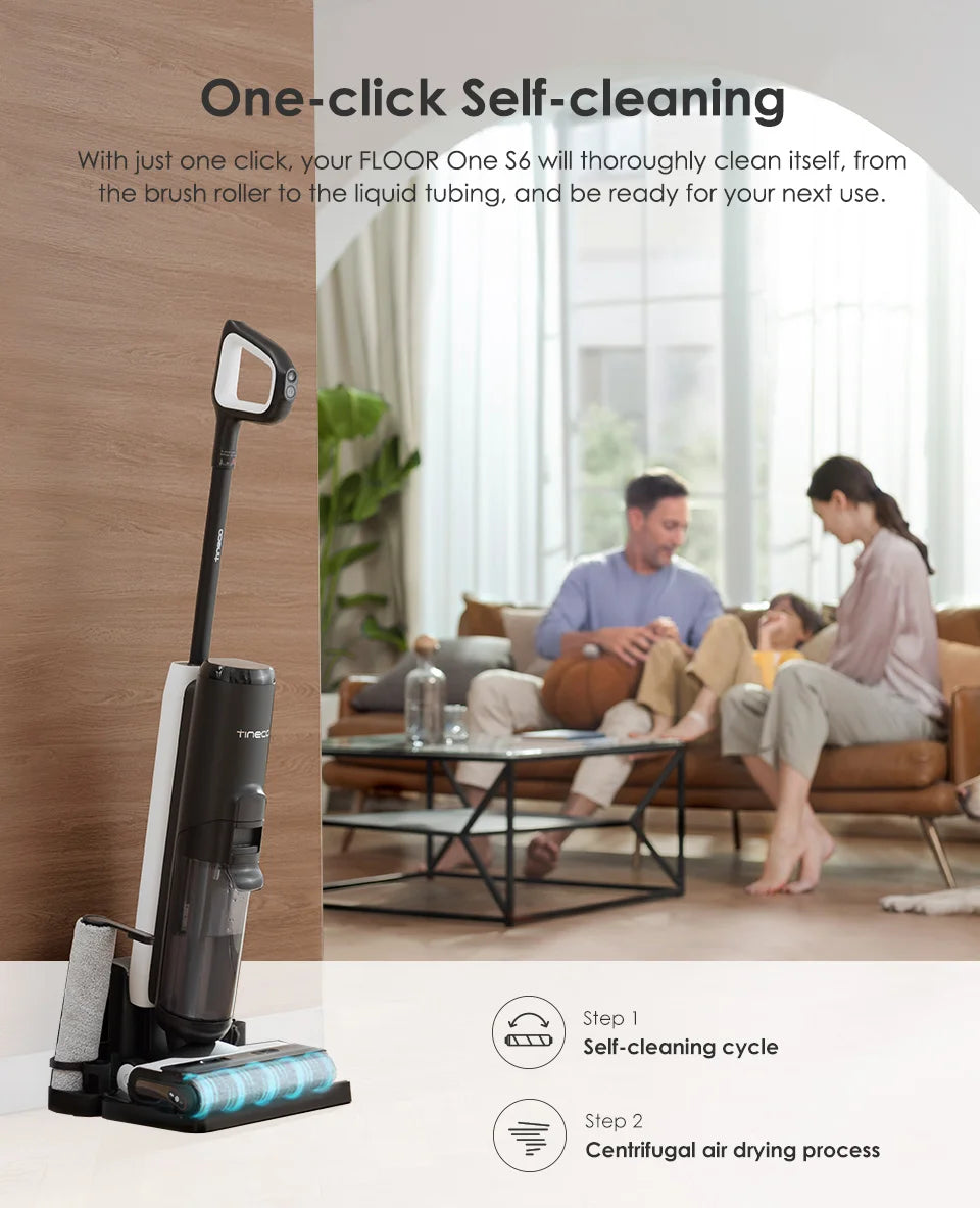 Aspirapolvere senza fili Tineco Floor One S6 per asciutto e bagnato