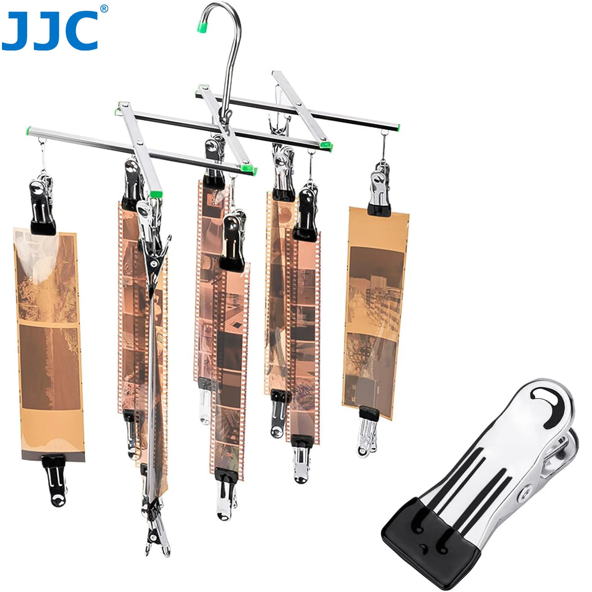 Folding Film Drying Rack with 10 Clips