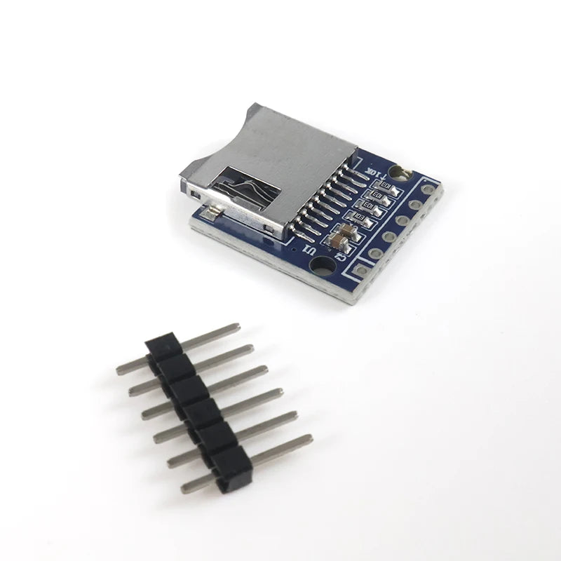 Module lecteur de carte MicroSD avec interface SPI et broches non soudées