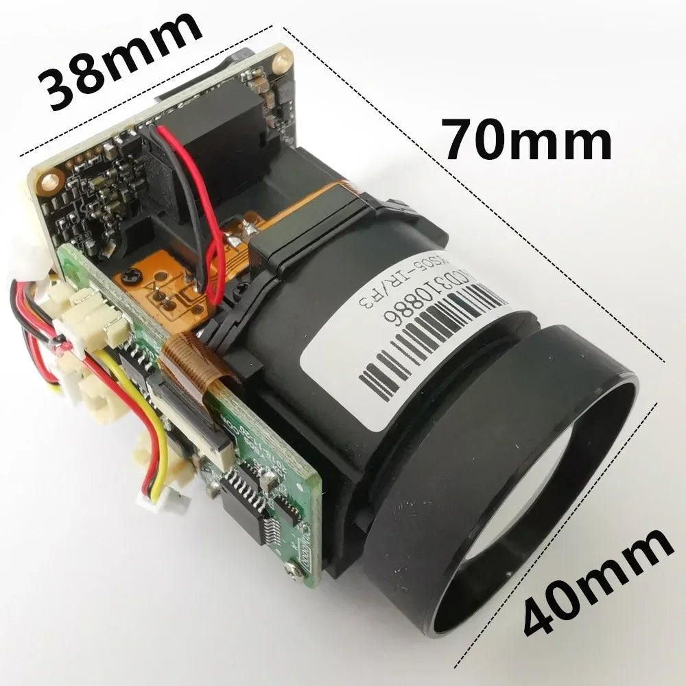 WiFi-IP-PTZ-Kameramodul mit 10x 4,9-47mm Objektiv