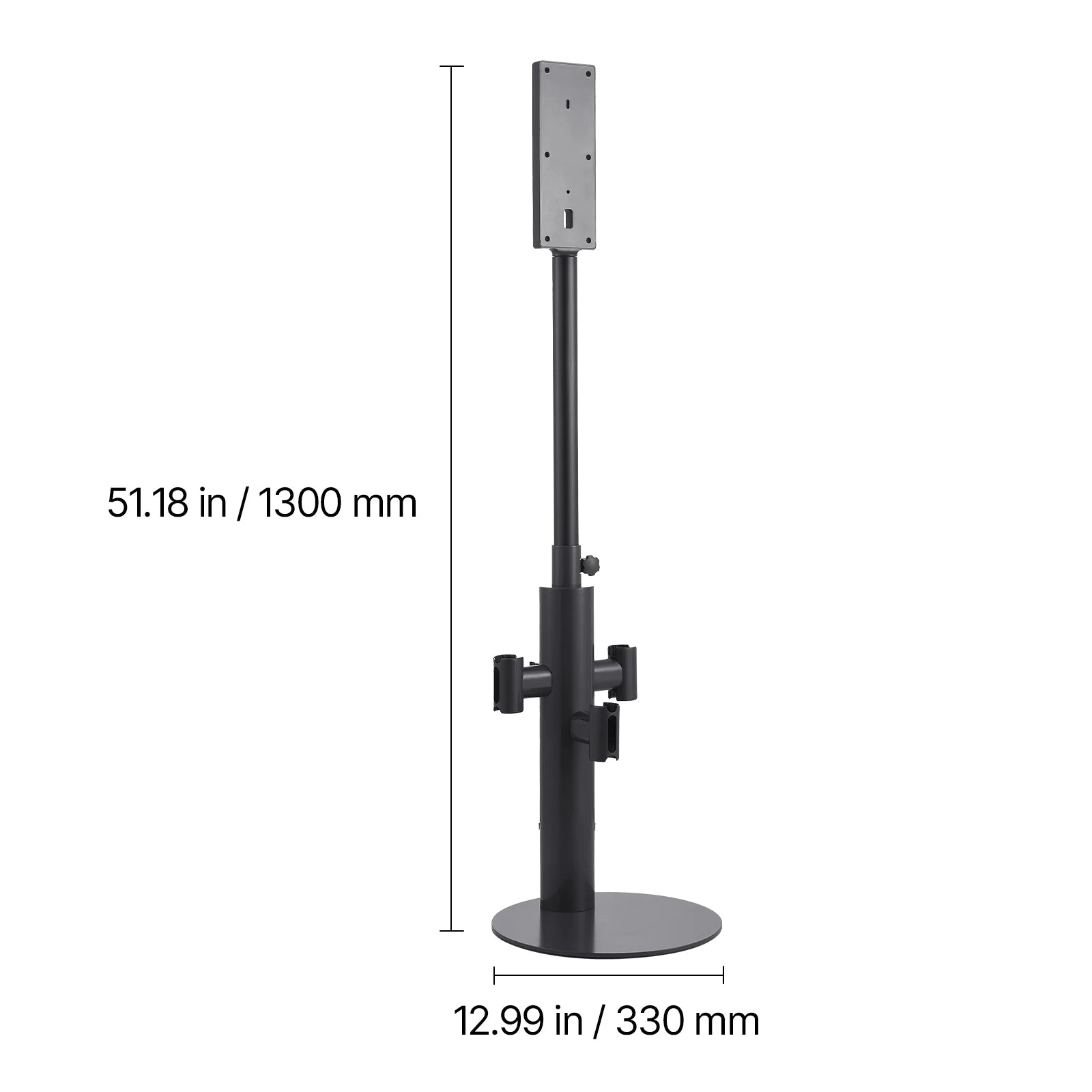 Dyson Vacuum Stand Organizer with 4 Hooks, No-Drill Storage Rack