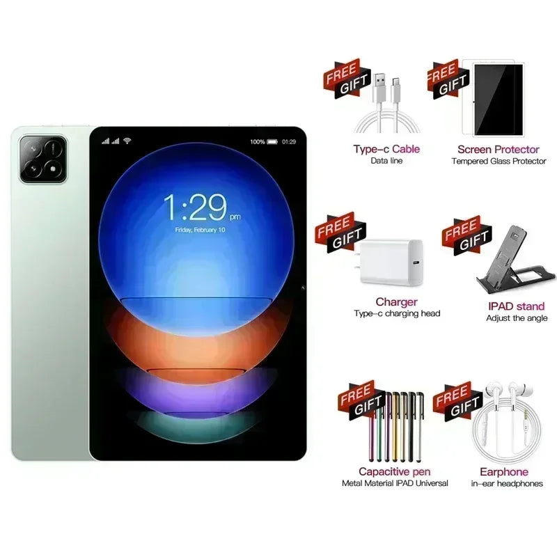 Pad 7S Pro 11" Android 14 5G Tablet with 22GB+2TB Storage