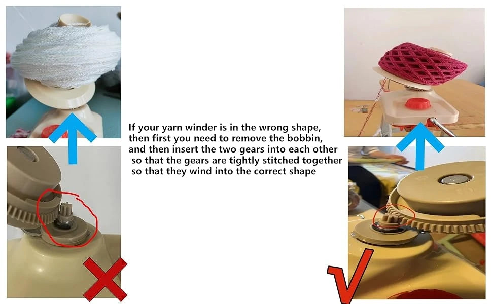 Manual Yarn Ball Winder for Knitting and Sewing