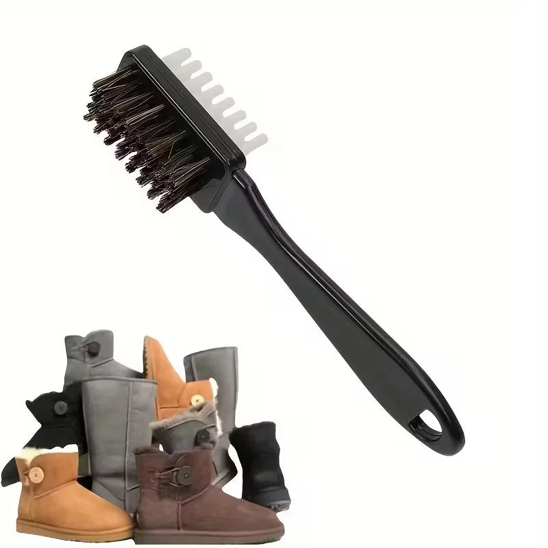  Escova de sapato suede de dupla superfície e nubuck