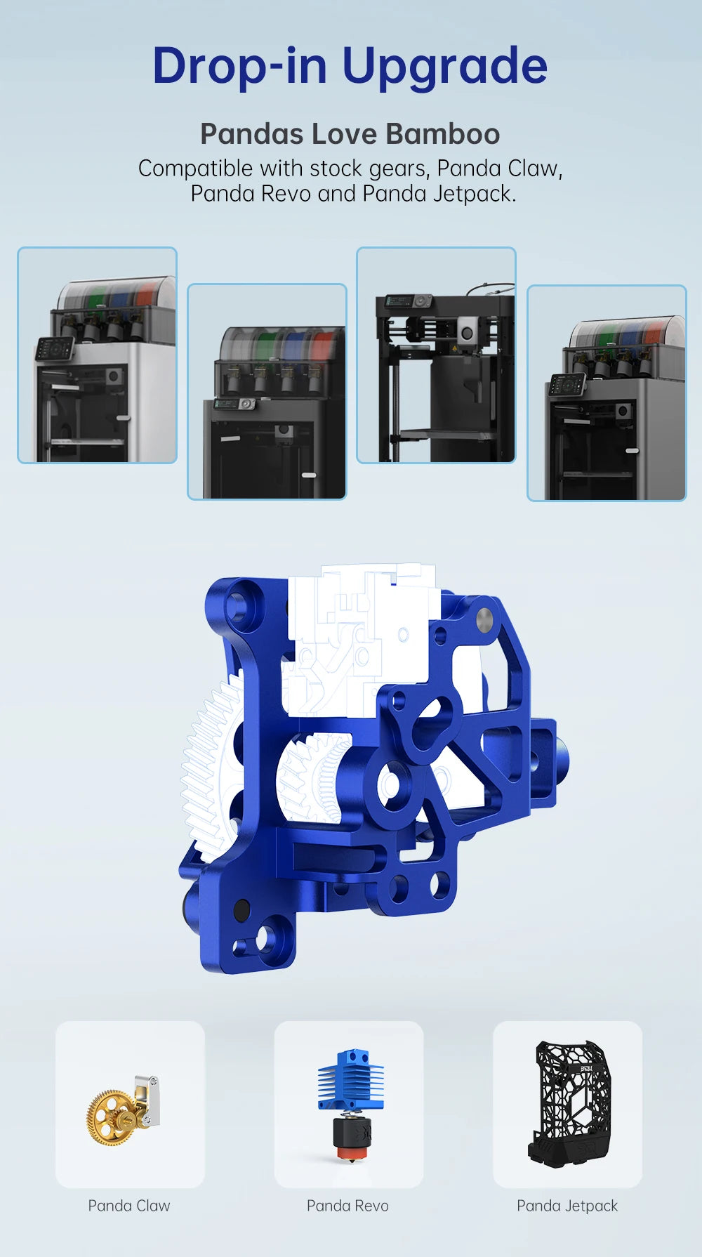 BIGTREETECH Panda Extruder Lightweight Precision CNC Upgrade