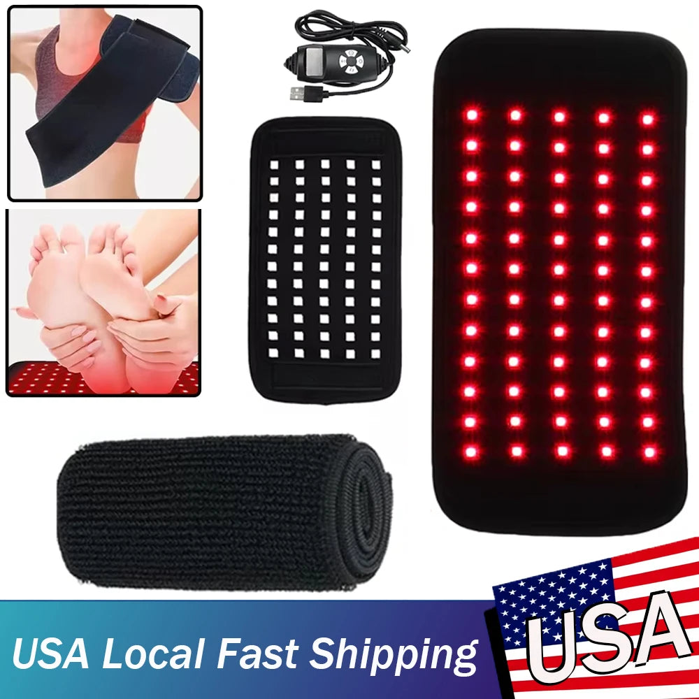 Infrared LED Light Therapy Heat Pad for Body, Face & Joints