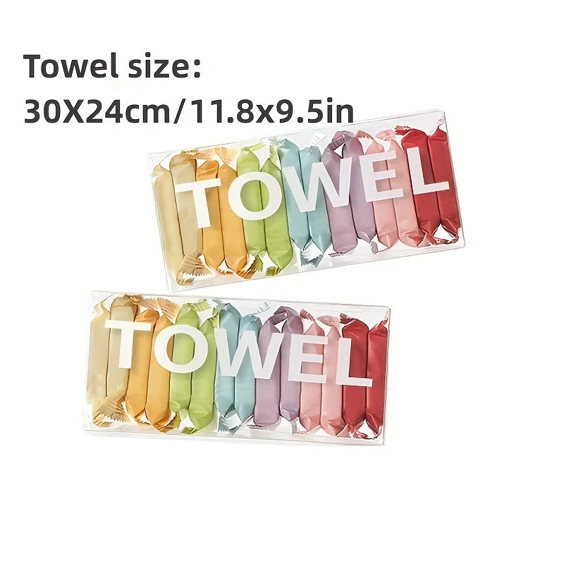 14pcs Compressed Disposable Face Towels for Travel and Daily Use