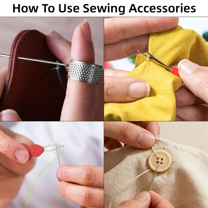 86-Piece Sewing Repair Kit in Black Case