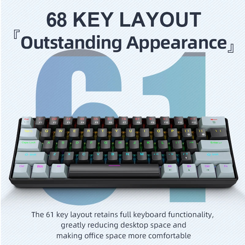 K61 Compact Mechanical Keyboard