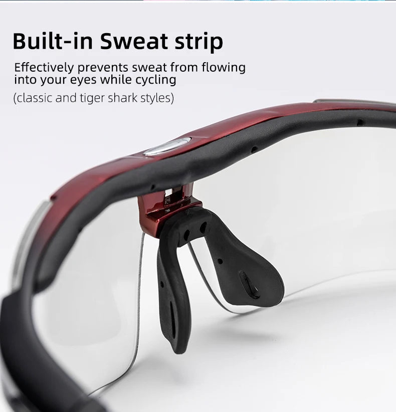 Polarized Photochromic Cycling Sunglasses with UV Protection