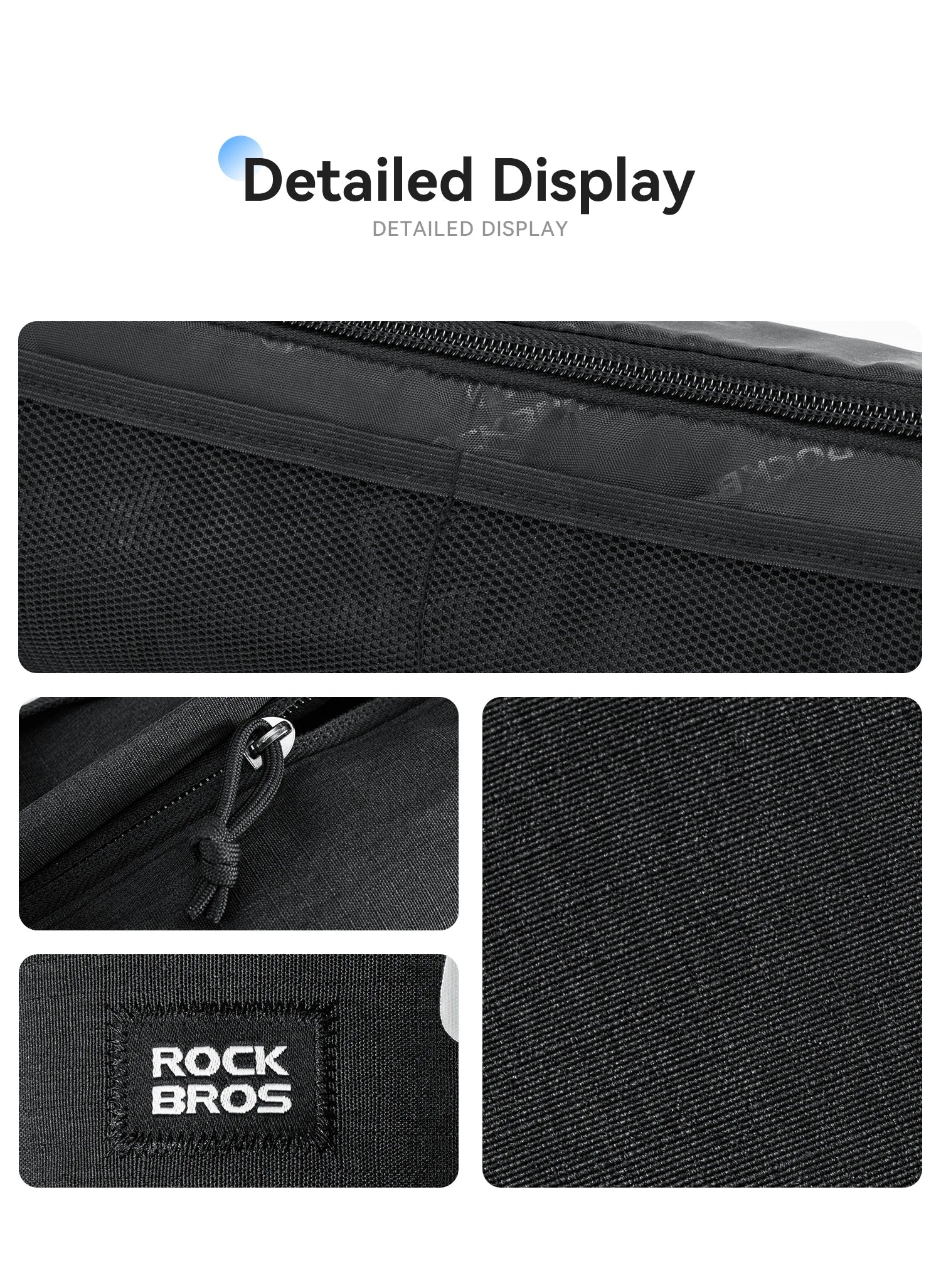 Waterproof Bicycle Cylinder Pannier Bag Adjustable Bike Storage Pack