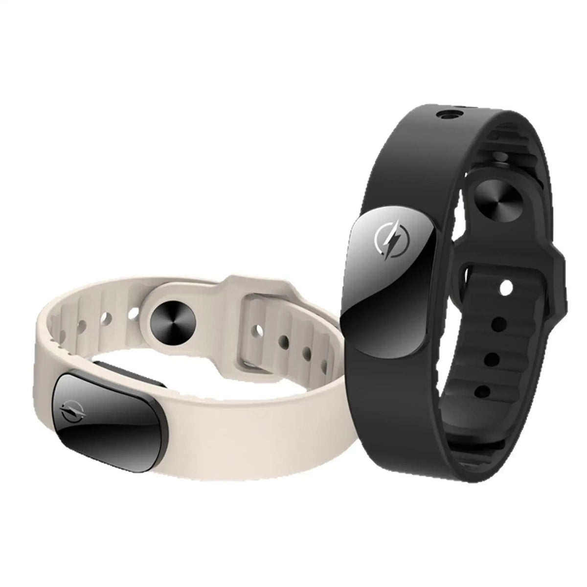 Justerbart silikonarmband - svart eller vitt