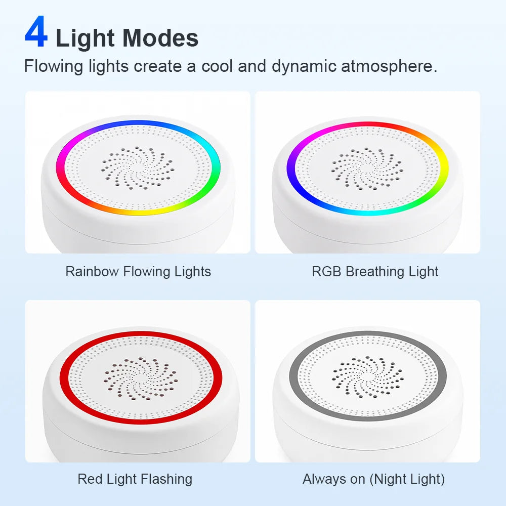 Wi-Fi glasovna sirena s RGB signalnim svjetlom