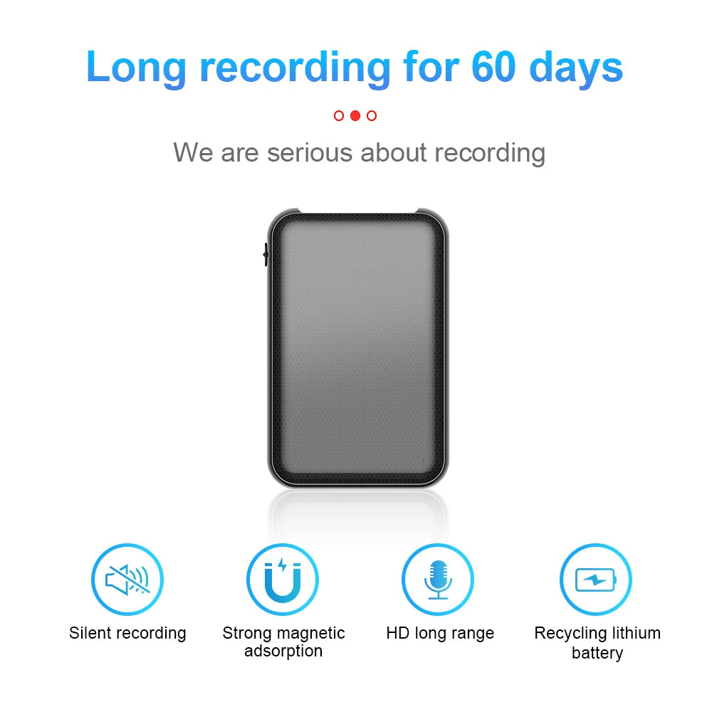5000mAh Mini Power Bank Recorder Digtal Voice 8/32G Sound Record Activated Professional Large Capacity Storage MP3 Recording Pen