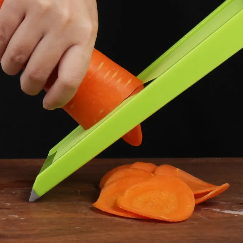 Handheld Vegetable Slicer, Pictured Configuration