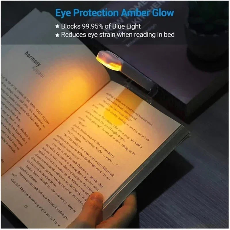 Clip-On Reading Light, Rechargeable LED, 3 Dimming Modes