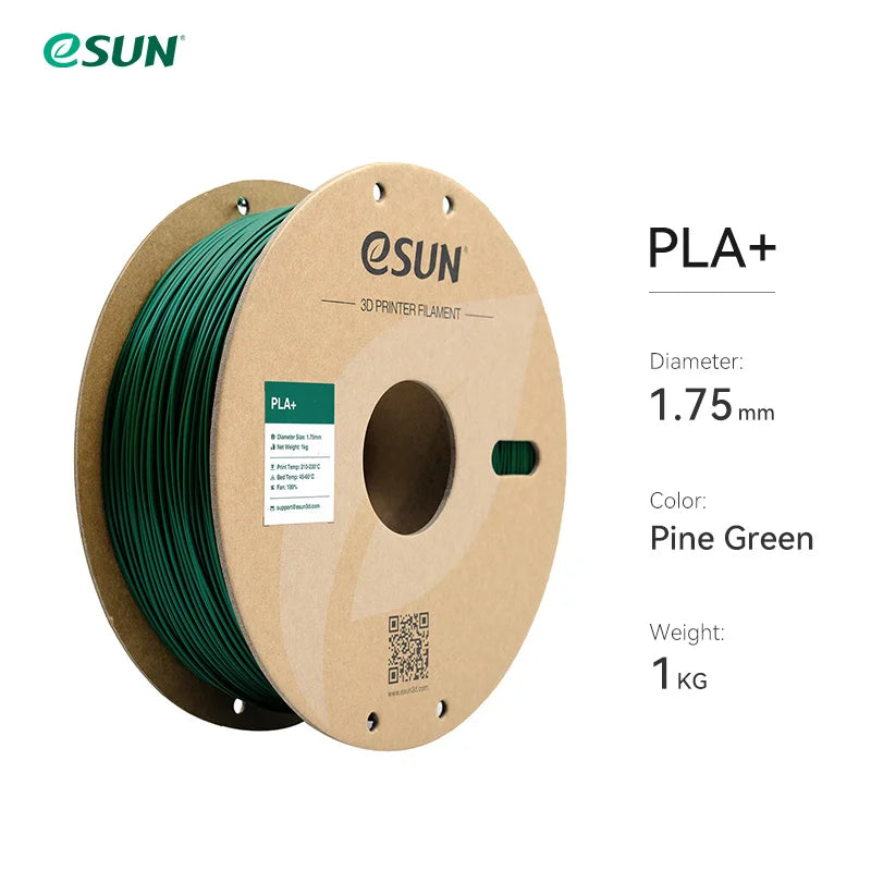 Filamento PLA+ para impressora 3D, 1.75 mm, bobina de 1 kg