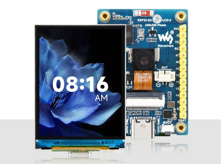 ESP32-S3 2-Inch IPS Display Development Board