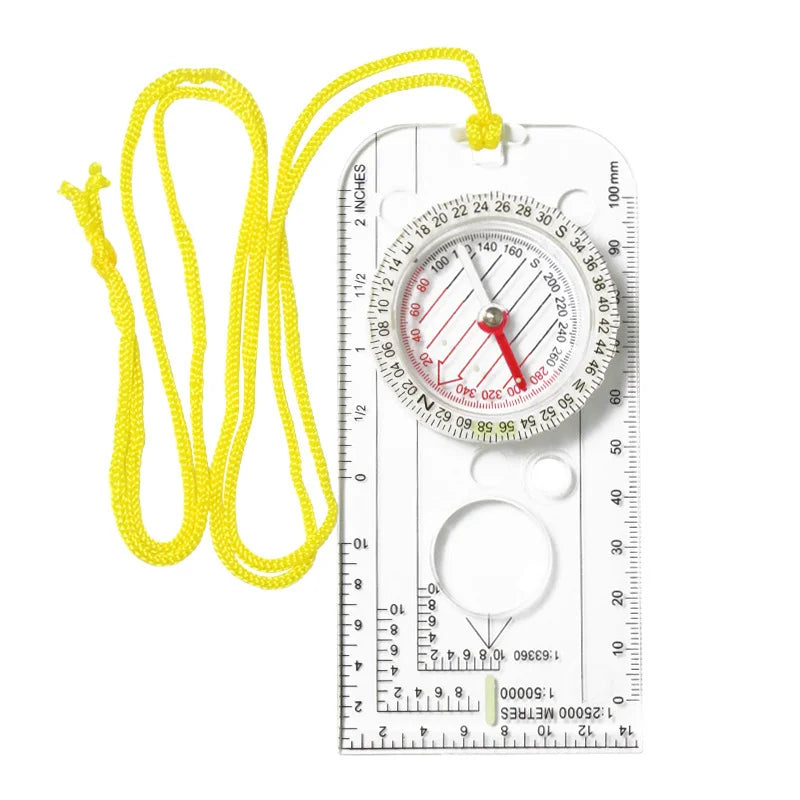 Baseplate Compass with Map Ruler