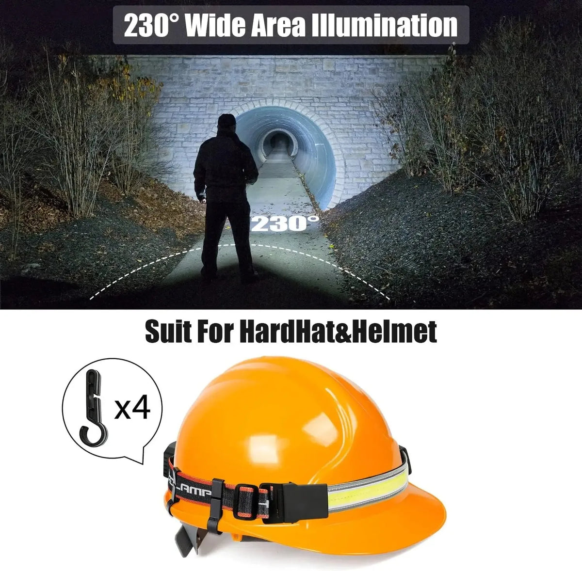 G13 Rechargeable COB LED Headlamp